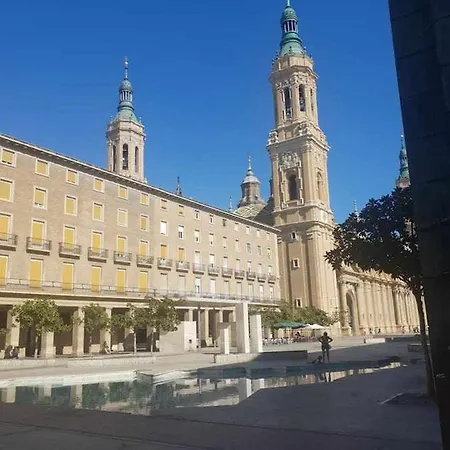 Centro Aparcamiento Gratuito Al Lado Del Pilar Apartamento
